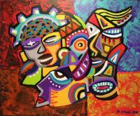 Artworks - Carnaval De Barranquilla - Acrylic On Canvas